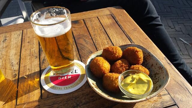 Beer and bitterballen - Amsterdam