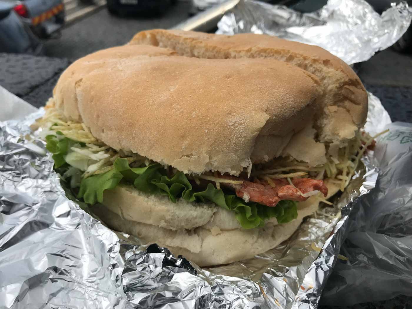 Bifana_in_tinfoil_Porto