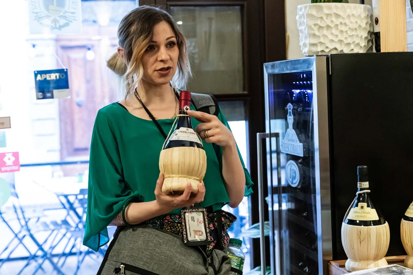 wine_demonstration_Trattoria_da_Ginone_Florence